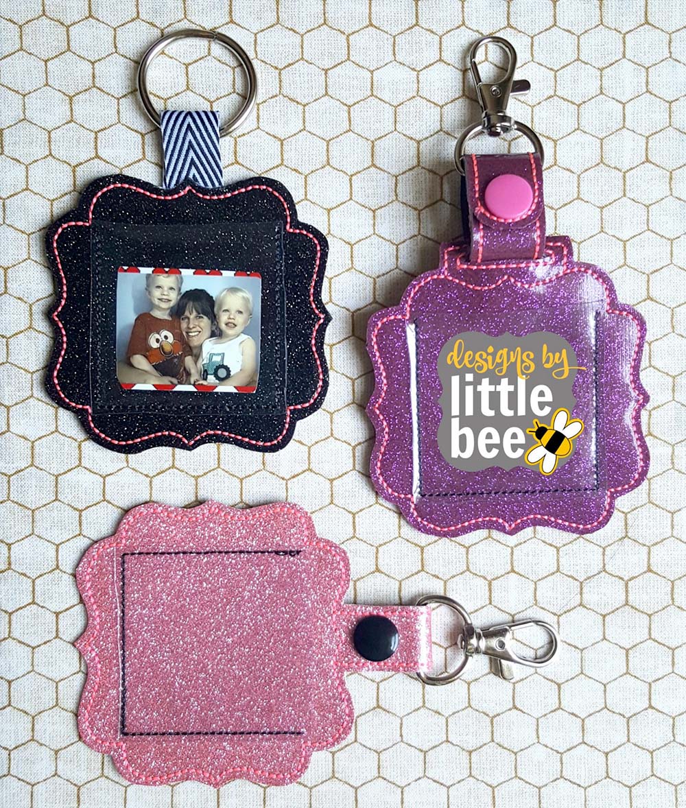 Picture Frame Snap Tab ITH Set 04 28 2017 Designs by Little Bee