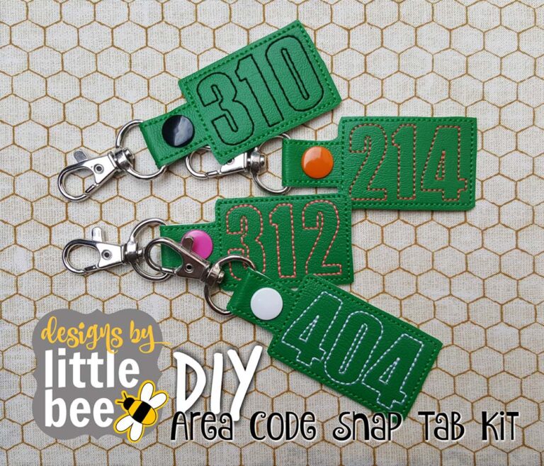 Key Fobs / Snap Tabs Designs by Little Bee