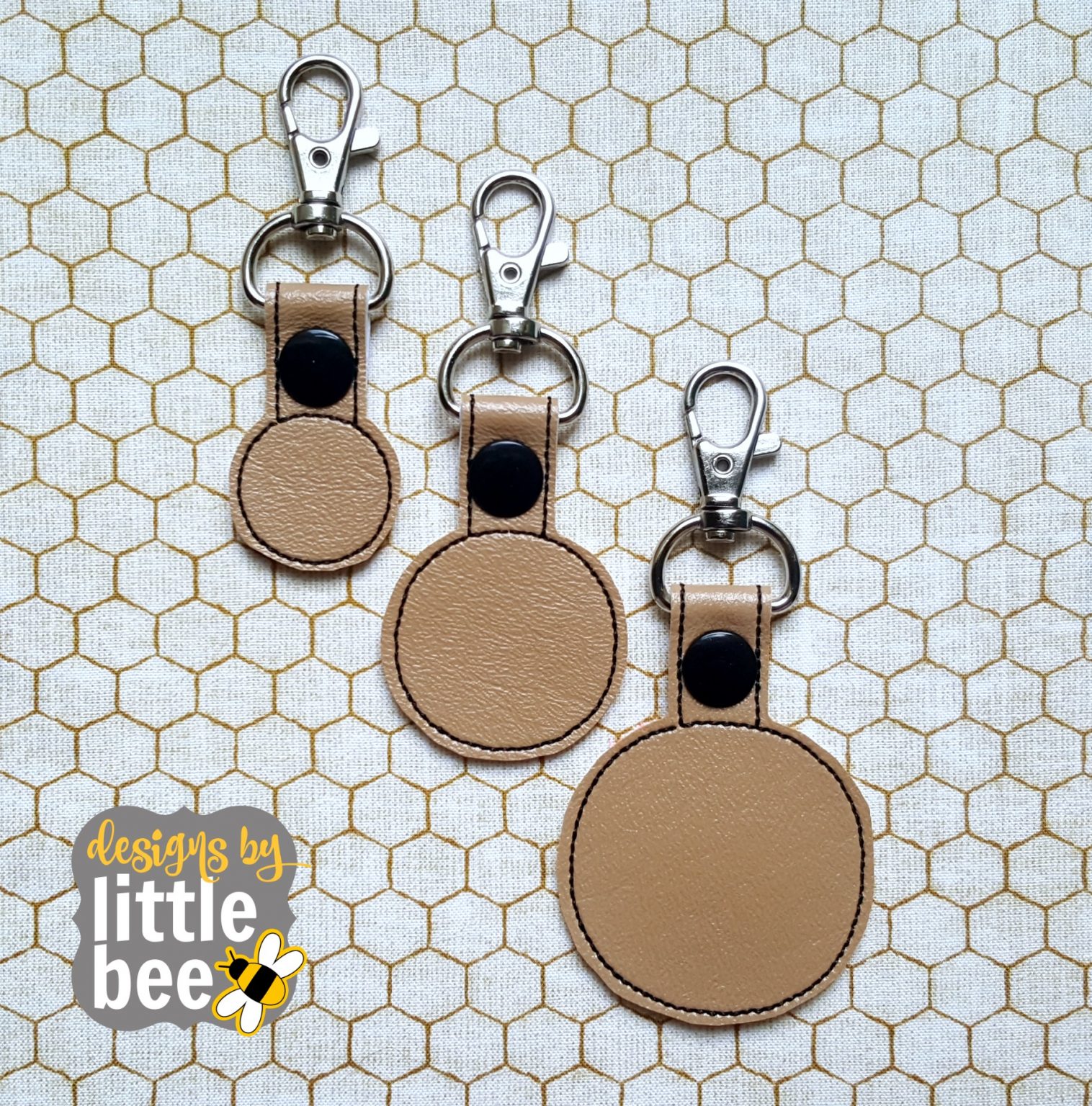 Key Fobs / Snap Tabs Designs by Little Bee