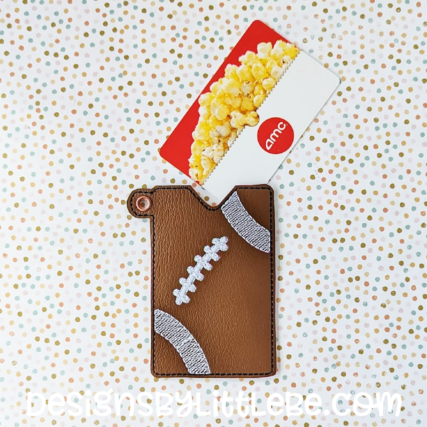 Football Gift Card Holder Designs by Little Bee