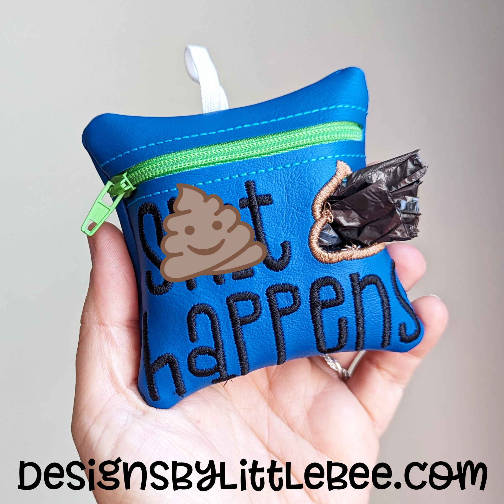 Sweary Doggy Bag Vinyl Zipper Set Designs By Little Bee
